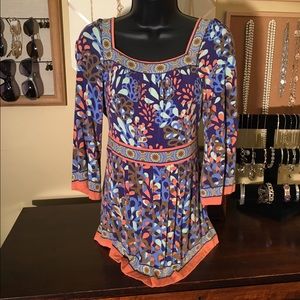 Nicole by Nicole Miller floral design top - Small