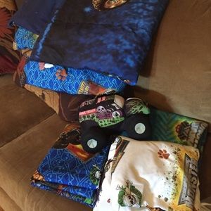 Monster jam bedding set