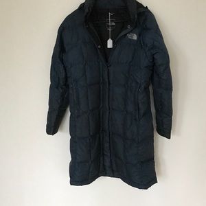 The North Face Mid length, warm down coat