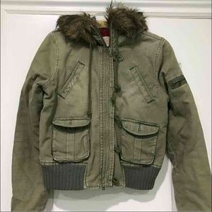 Abercrombie & fitch jacket army green