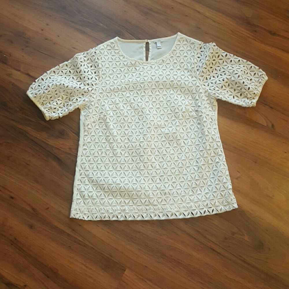 White J. Crew top