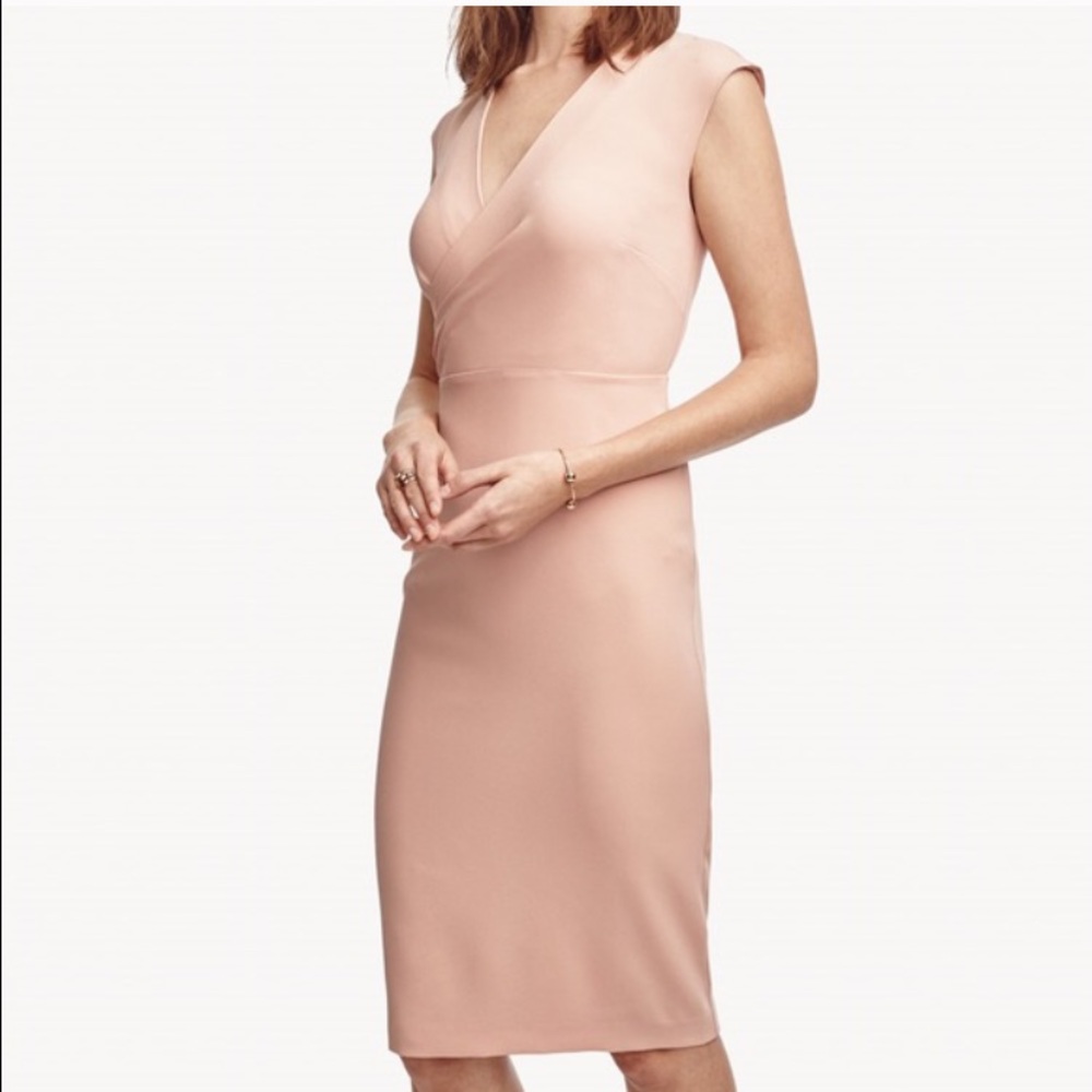 NWT Ann Taylor blush dress
