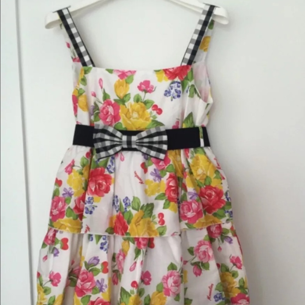 👗MONNALISA SZ12 floral dress 👗