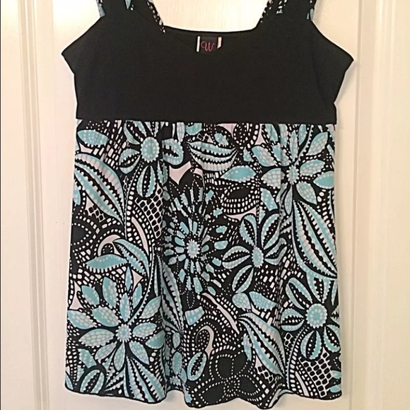 Wrapper brand Baby Doll Sleeveless Top - Picture 4 of 4