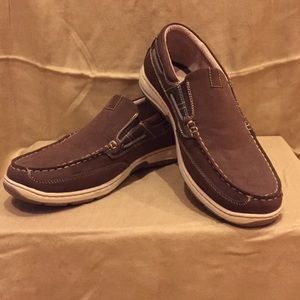Mens Brown Nunn Bush Outboard Shoes - Size 10.5M