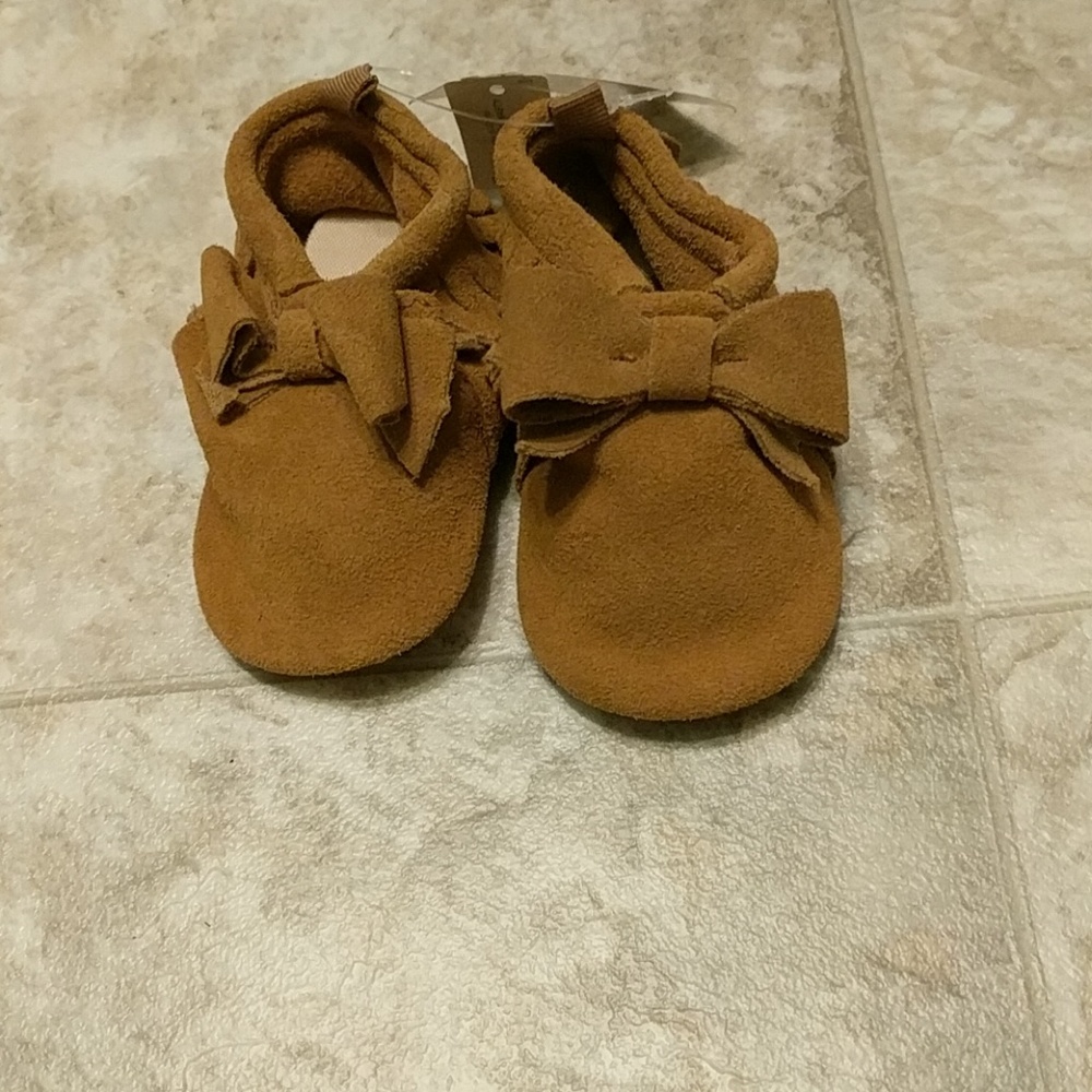 NWT baby gap moccasin shoes