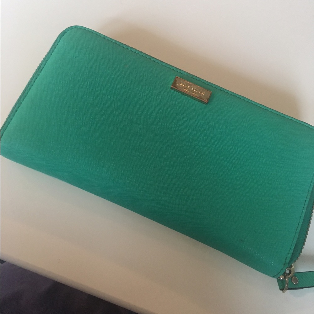 Teal Kate Spade Wallet