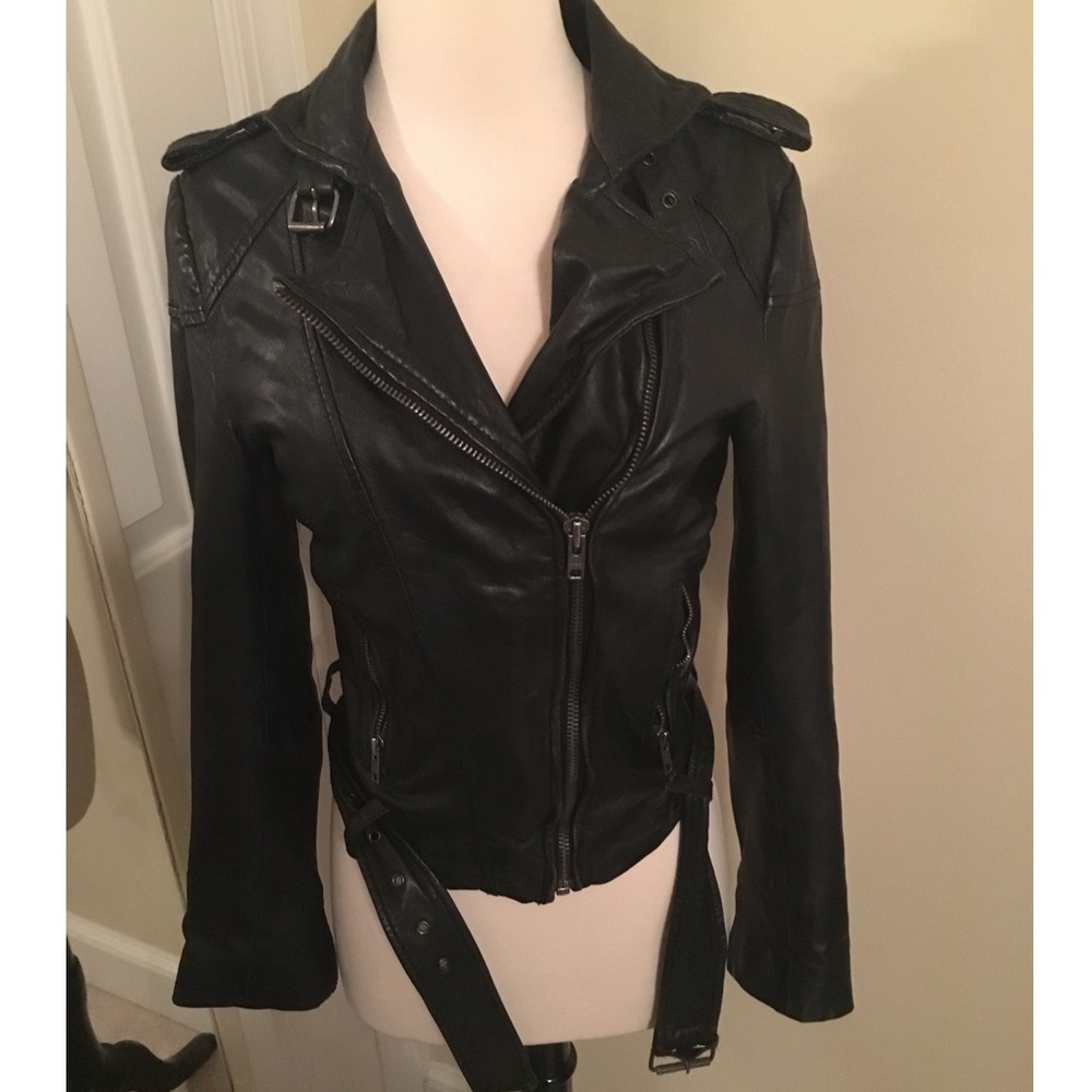 Muubaa lamb leather jacket