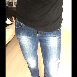 Re rock express skinny jeans