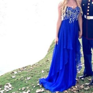 Royal Blue Ball Gown
