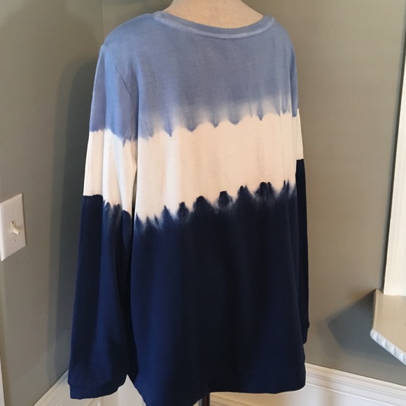 New Directions Tie Dye Top Size XL - Picture 2 of 3