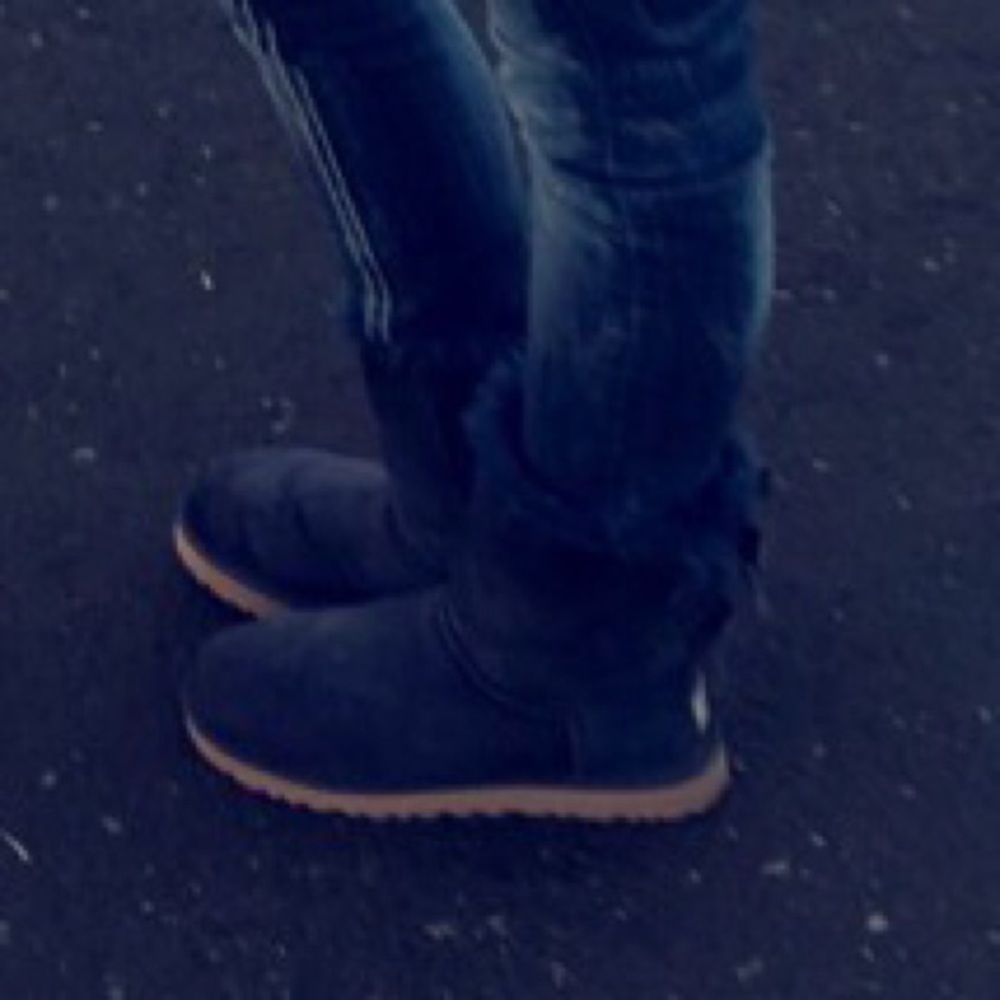 Blue Bailey Bow Uggs