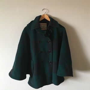 Anthropologie Wool Capelet