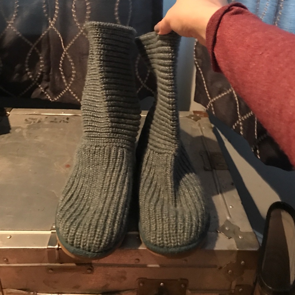 Turquoise Knit UGG