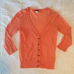 J.Crew cotton v-neck sweater