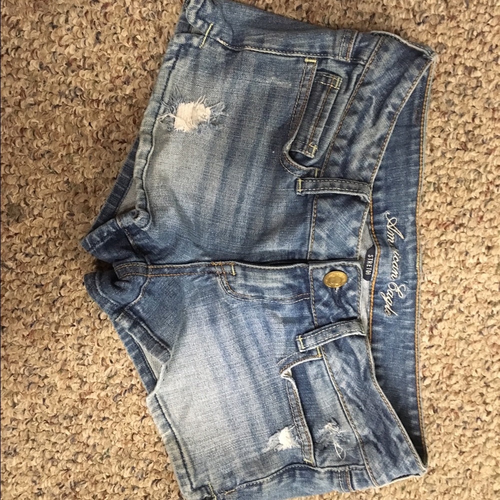 Denim shorts