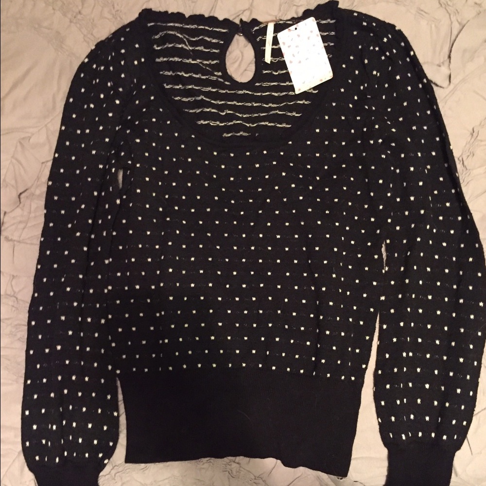 Free People Sweater! New with tags! Size Large