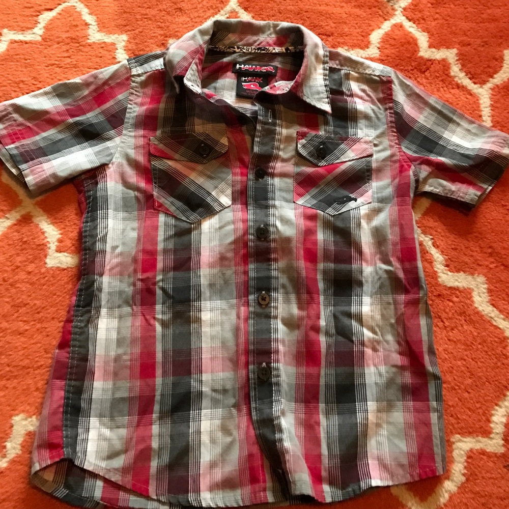 Boys 5/6 Shirt sleeve button shirt