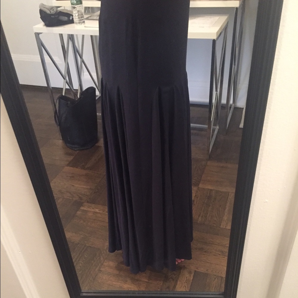 Valette maxi navy skirt