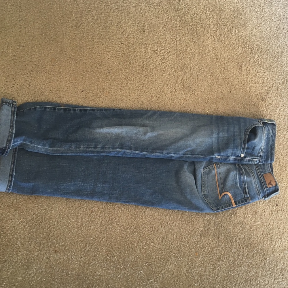American eagle cropped jeans
