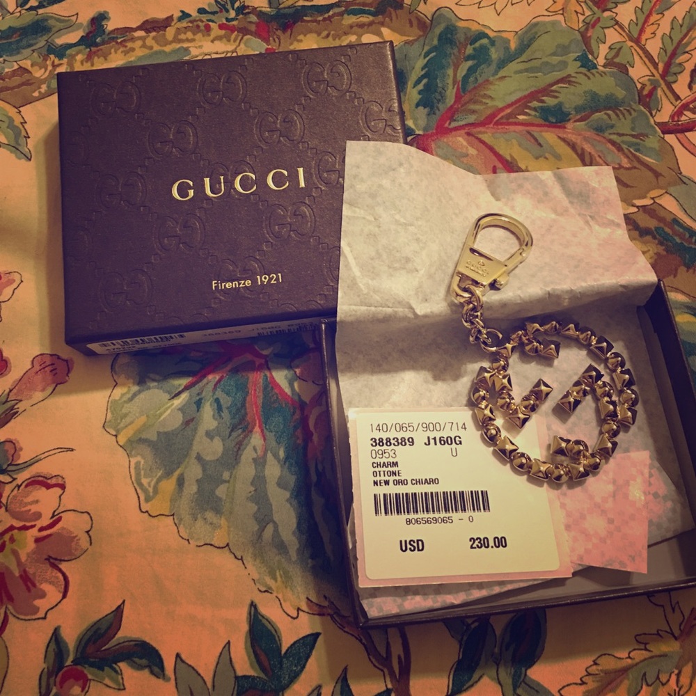 Brand new Gucci bag charm
