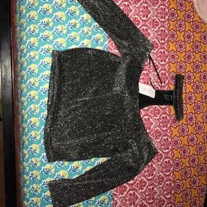 Forever21 choker neck crop top