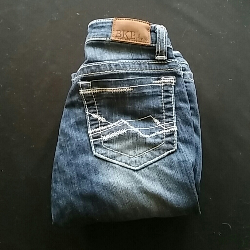 BKE BOOT CUT DARK WASH JEANS