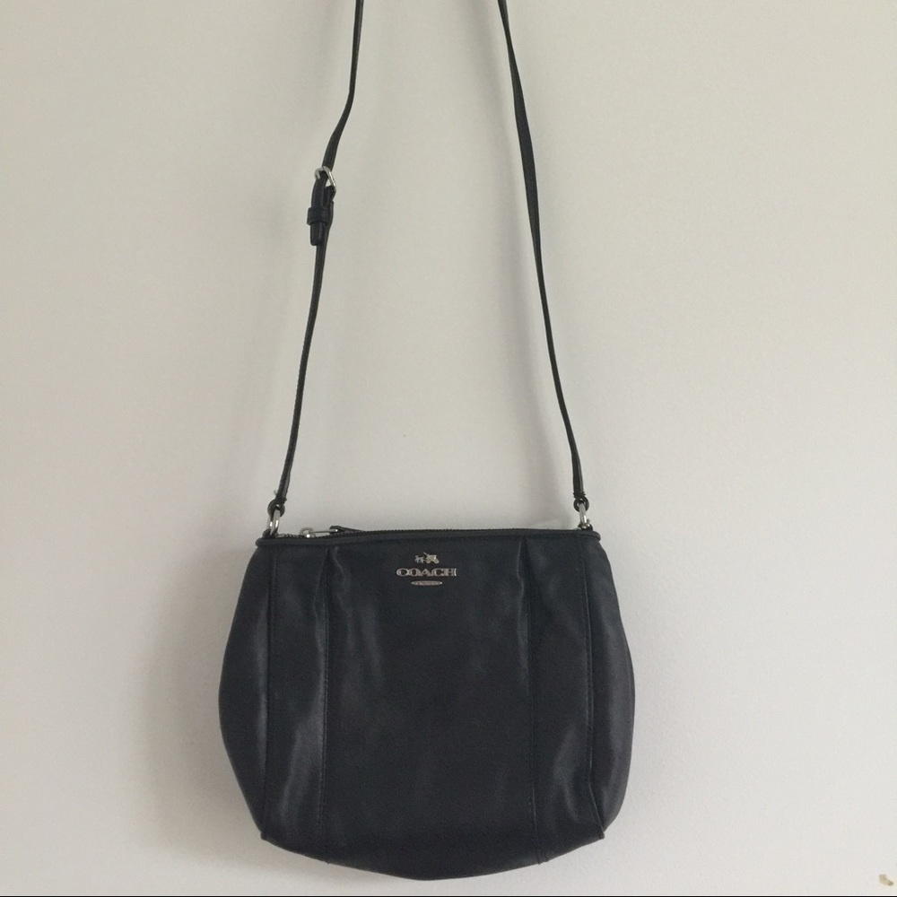 Black Coach Crossbody Purse