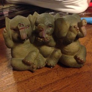 Hear no evil. Speak no evil. See no evil.