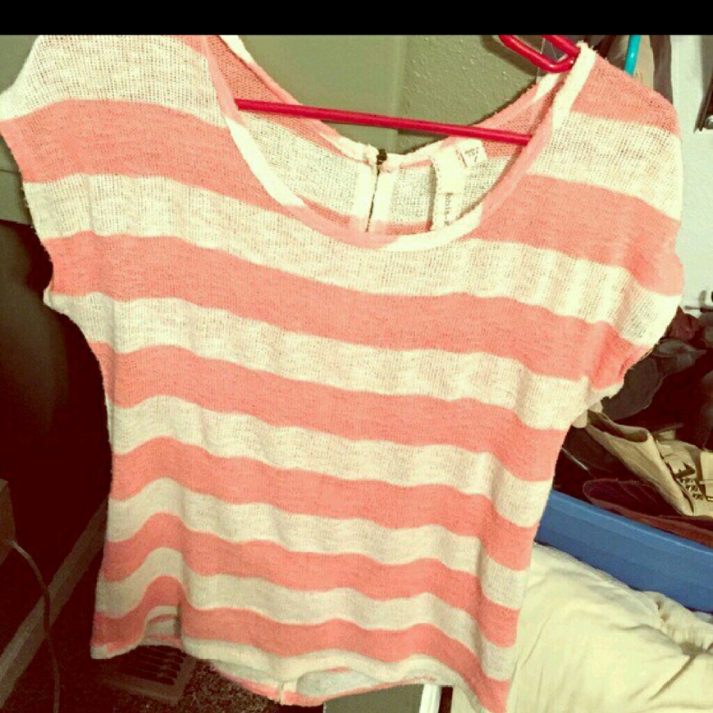 Zip back sweater top