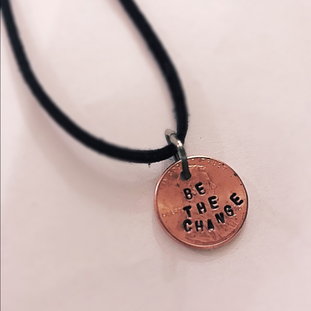 Penny pendant necklace- personalize it! Made by me
