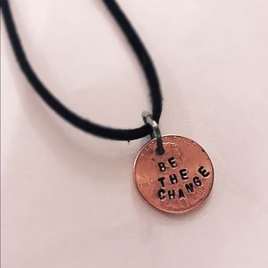 Penny pendant necklace- personalize it! Made by me