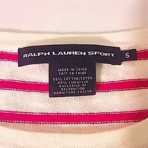 Ralph Lauren Tops - Polo Womens Small Pink Striped Long Slv Shirt Ralph Lauren Tops - Polo Womens Small Pink Striped Long Slv Shirt
