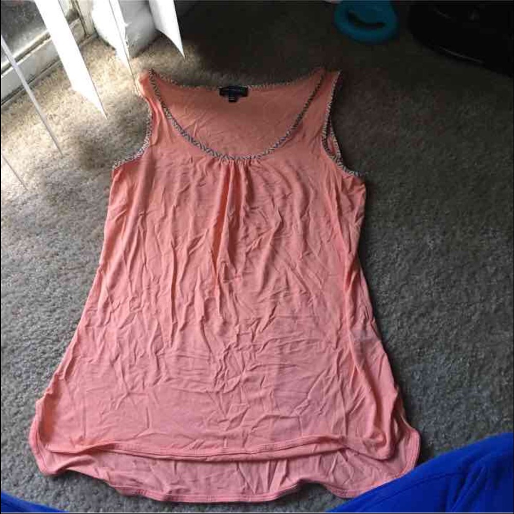 Coral blouse