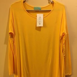 Filly Flair (Online Boutique) Yellow Tunic