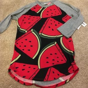 NWT Lularoe watermelon Randy XS