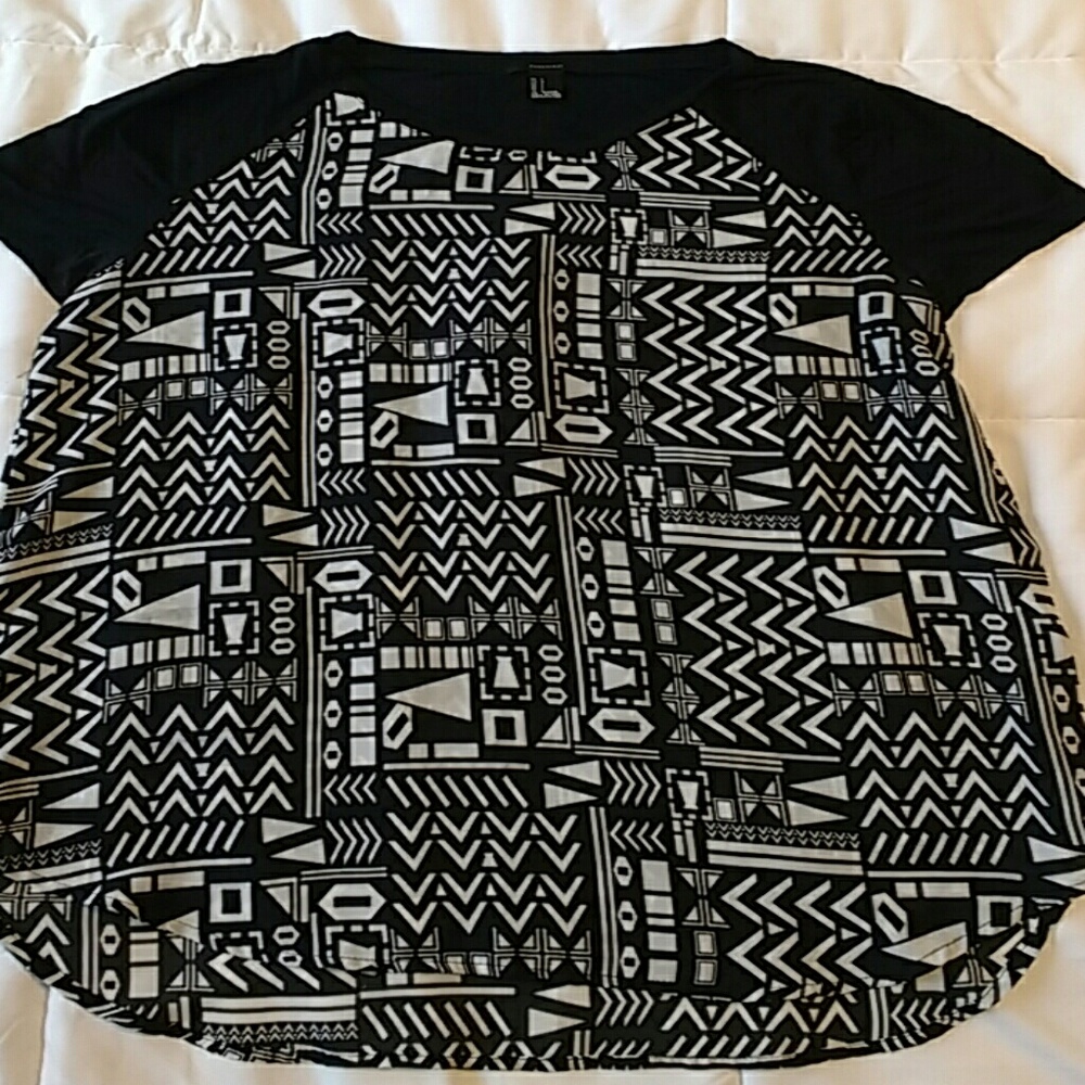 Forever 21 Tribal Print T-Shirt