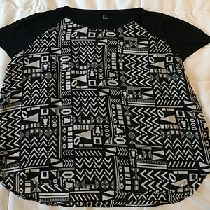 Forever 21 Tribal Print T-Shirt