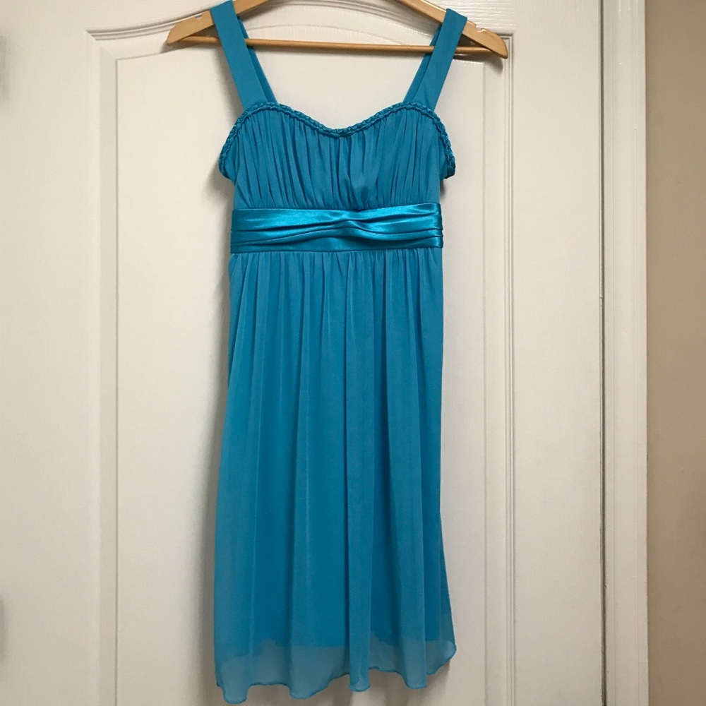 City Triangles Short Aqua Prom or Party Dress