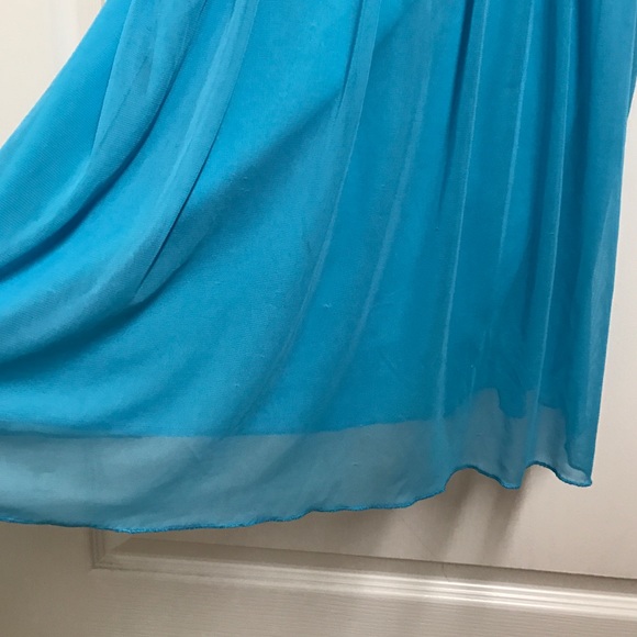 City Triangles Short Aqua Prom or Party Dress - Picture 3 of 4