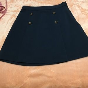 F21 NWT navy skirt
