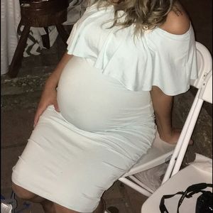 ASOS Maternity Dresses - Off shoulder mint maternity dress ASOS Maternity Dresses - Off shoulder mint maternity dress