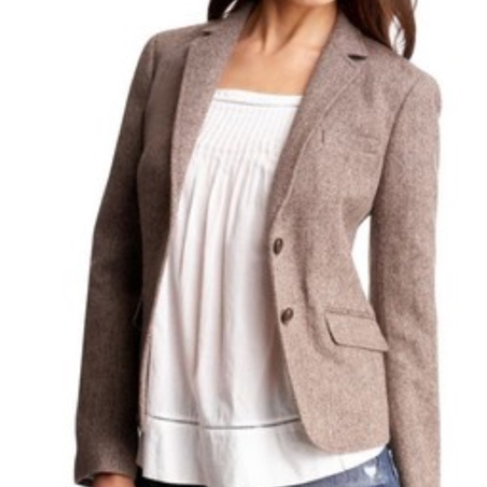 Gap Herringbone Blazer