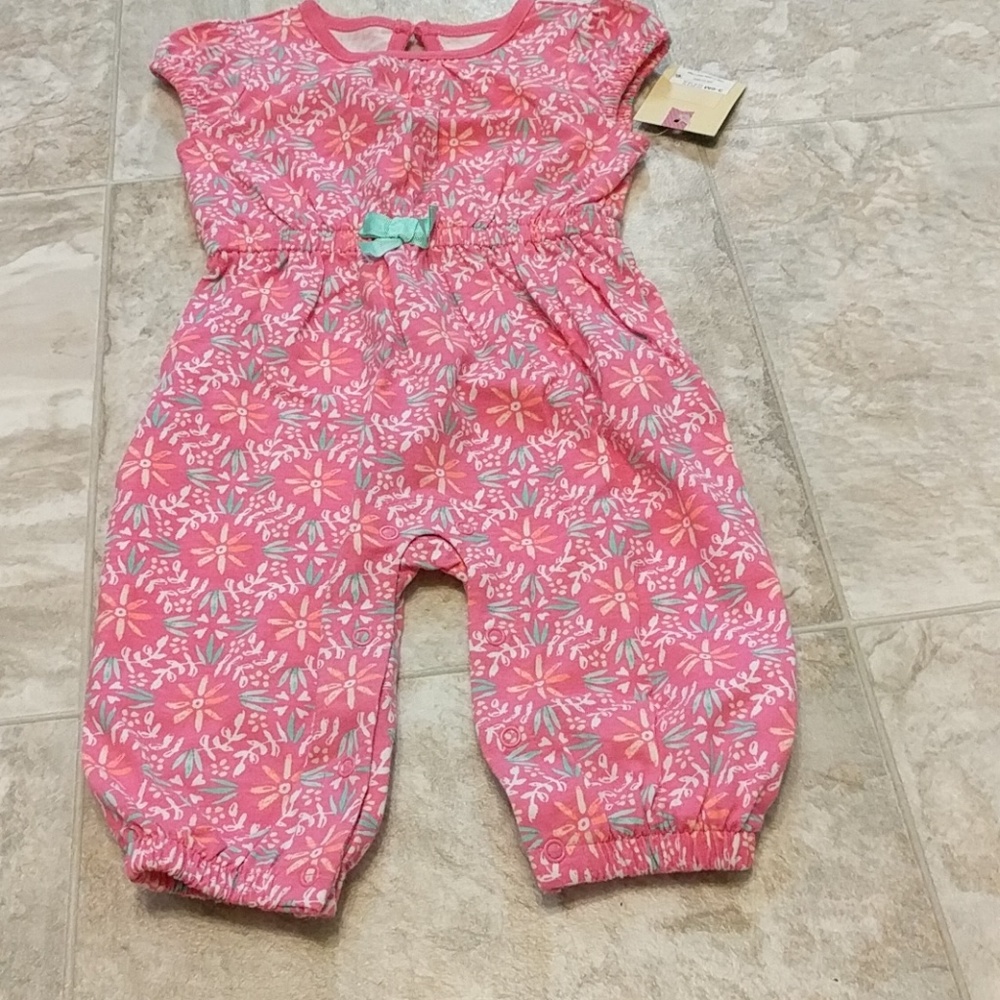 NWT Cherokee baby girl jumpsuit