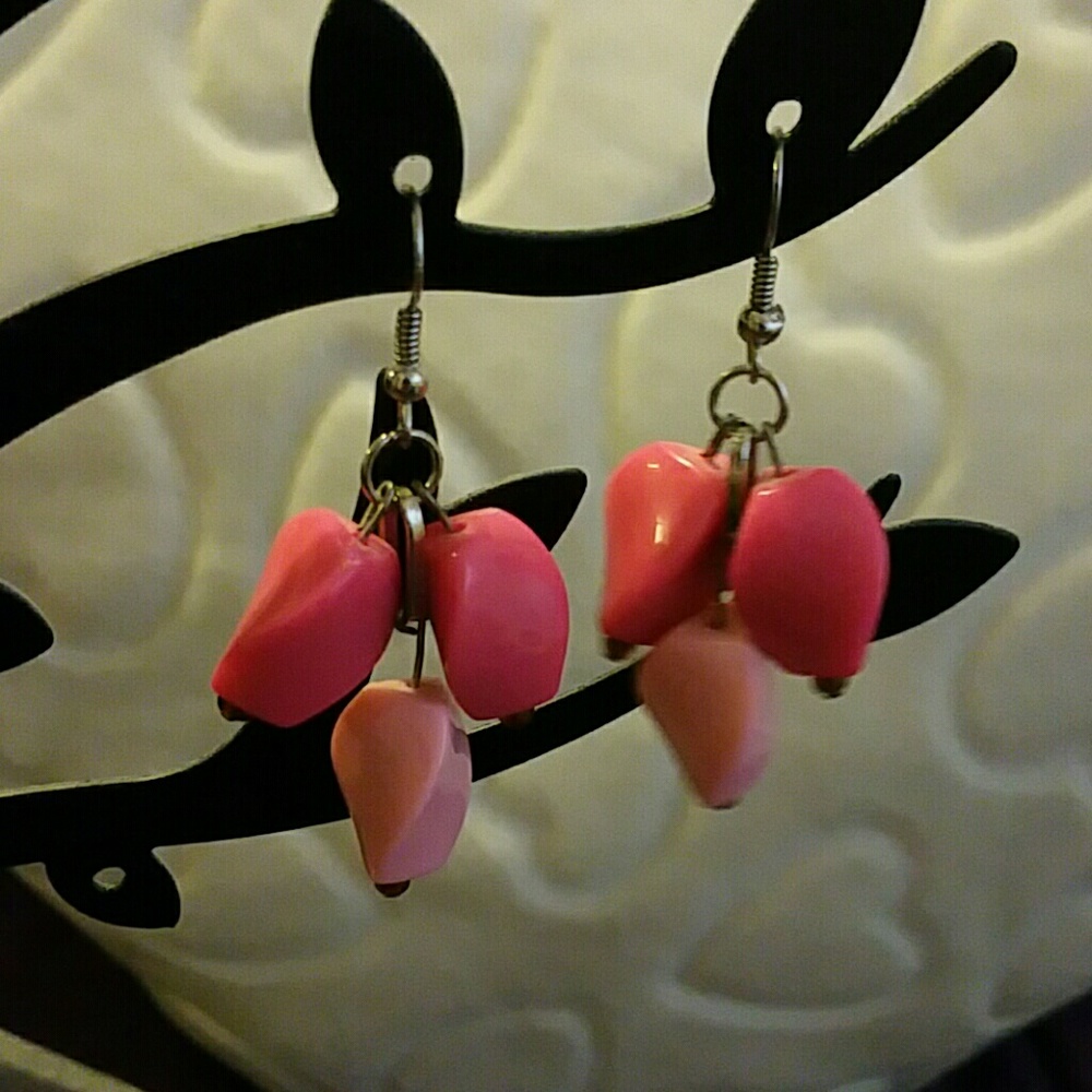 Pink Earring - Handmade