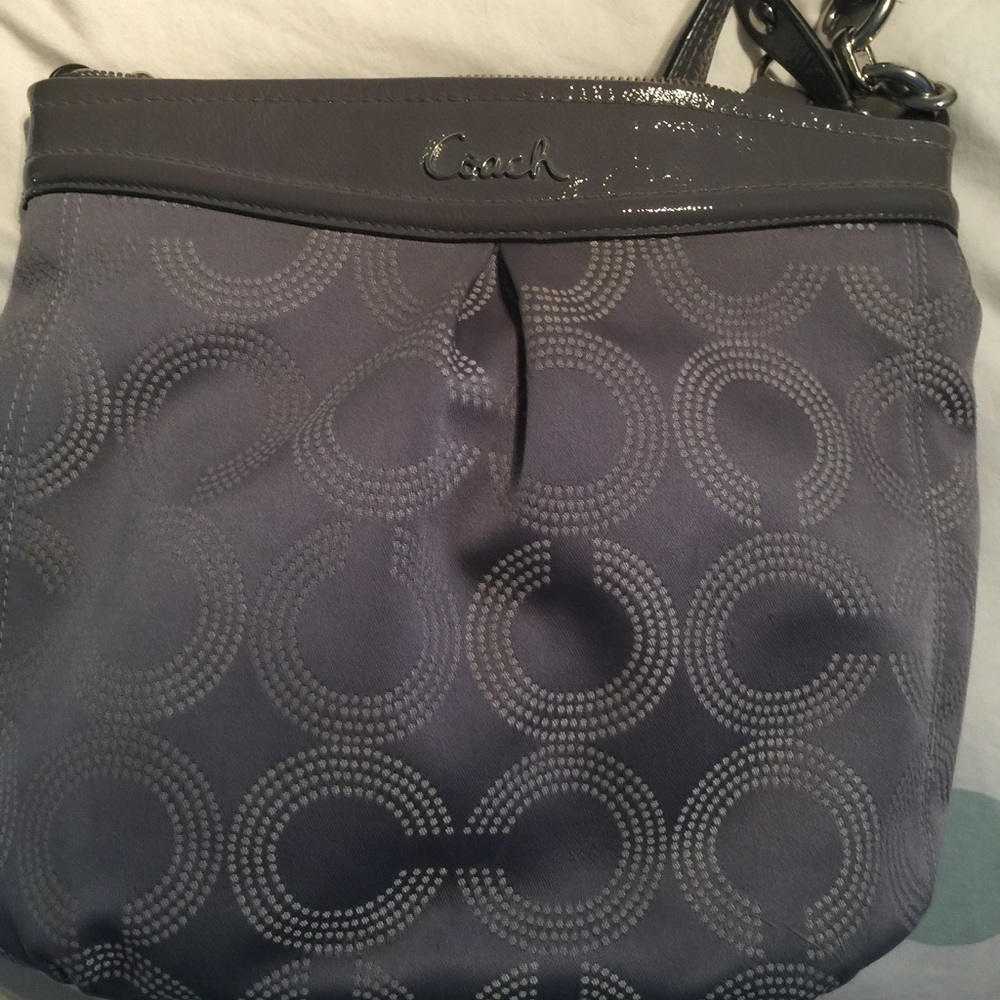 Gray Coach Crossbody