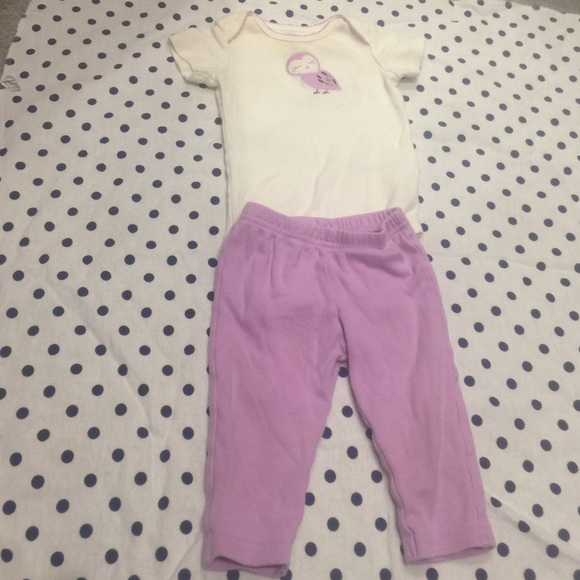 3-piece leopard/lavender pant set - Picture 4 of 4
