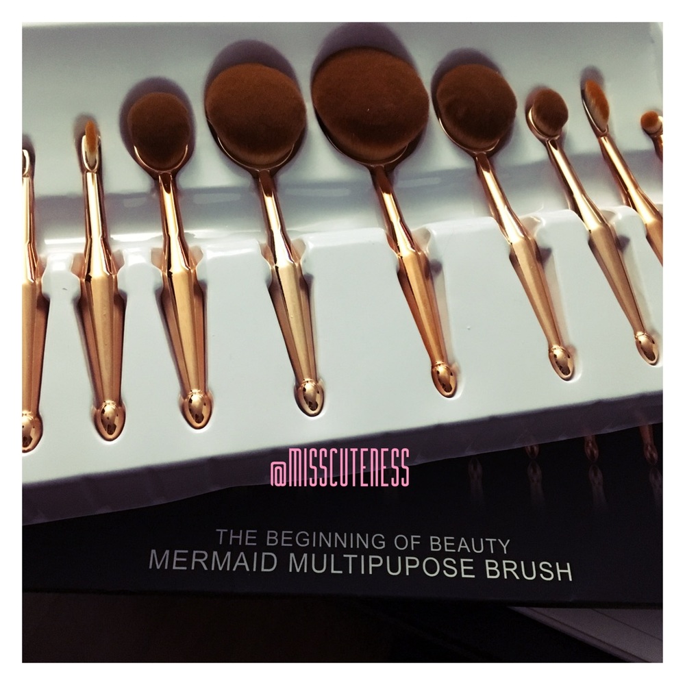 Rose Gold Brush Set