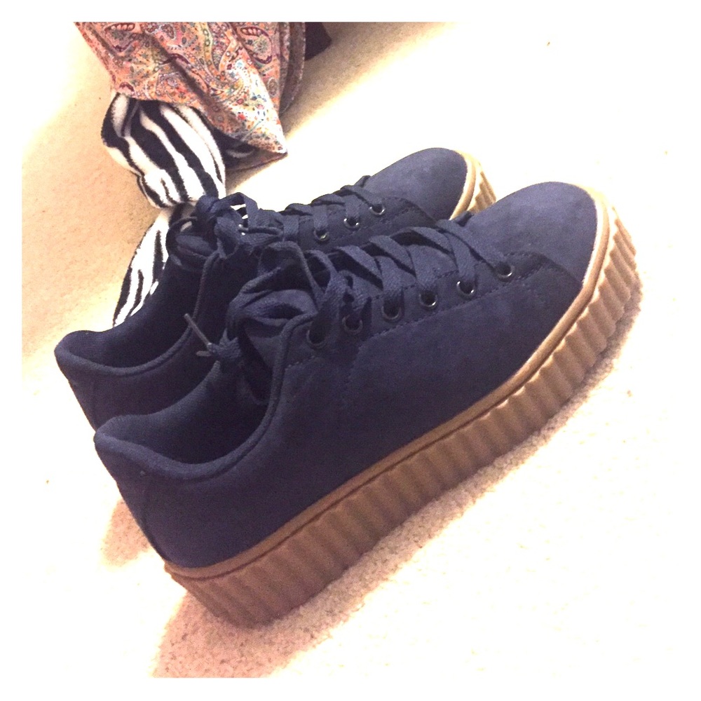 Suede Canvas tennis shoes