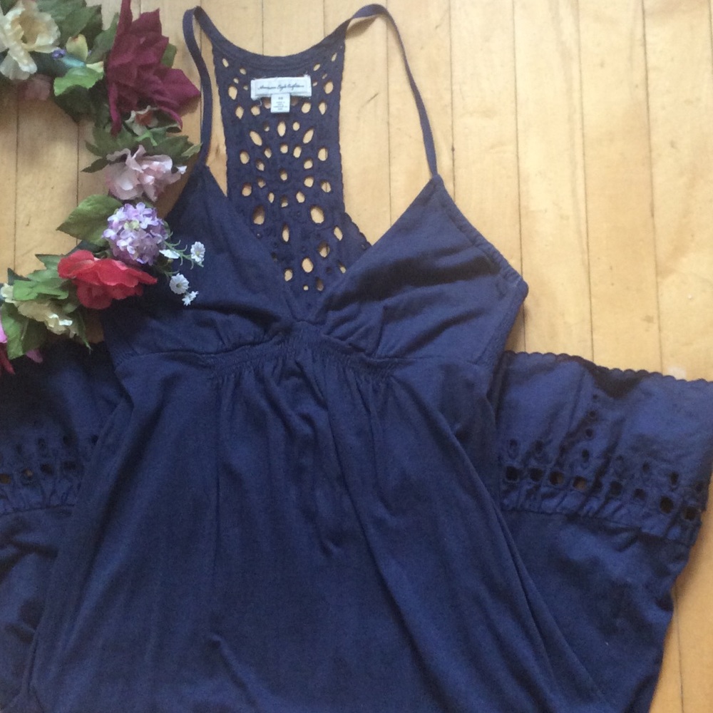 Cute Navy American Eagle Sundress